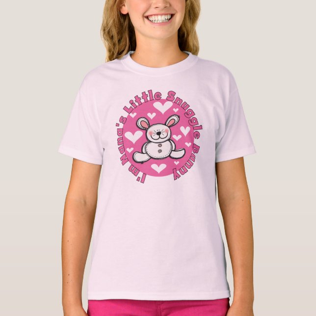 T-shirt Peu de lapin du câlin de Nana (Devant)