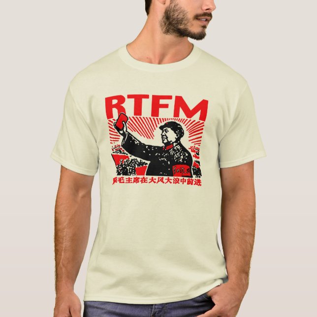 T-shirt Peu de livre rouge de RTFM Mao (Devant)