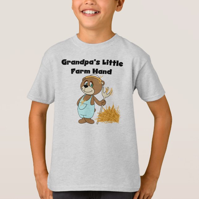 T-shirt Peu de main de la ferme du grand-papa (Devant)