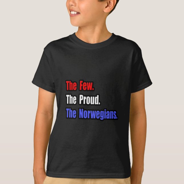 T-shirt Peu de Norvégiens Fiers (Devant)