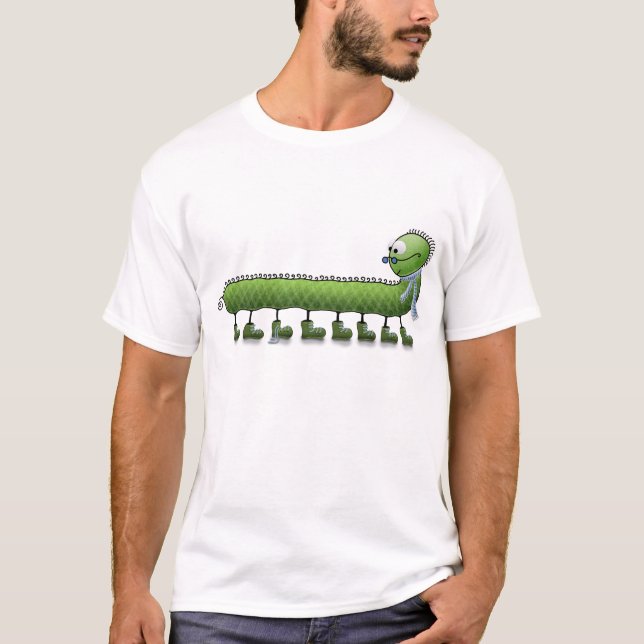 T-shirt Peu de problème (vert) (Devant)