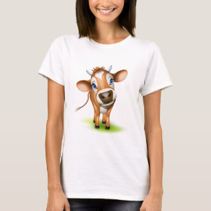 T-shirt Peu de vache à jersey