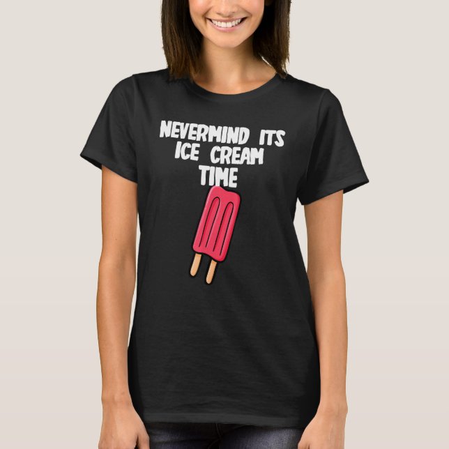 T-shirt Peu importe son temps glacé (Devant)