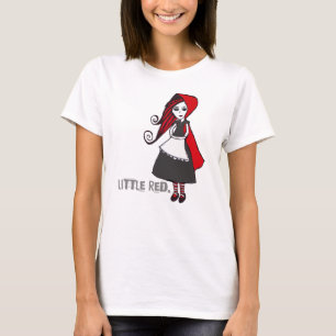 T-shirt "Peu" pièce en t rouge