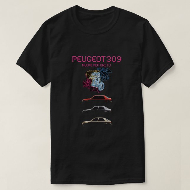 T-SHIRT PEUGEOT 309 (Design devant)