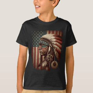 T-shirt Peuple autochtone tribal Cg Indien d'Amérique amér