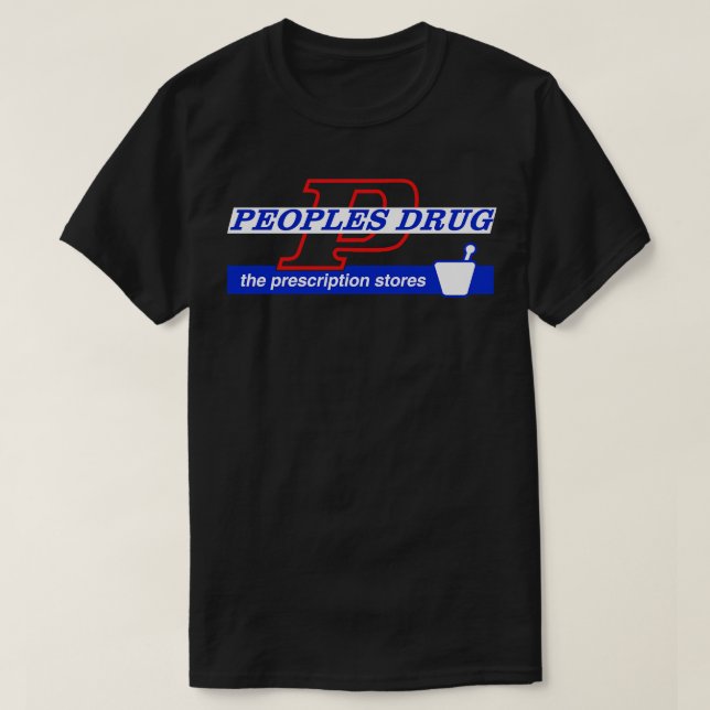 T-shirt Peuples Médicaments Le magasin d'ordonnance 1 (Design devant)