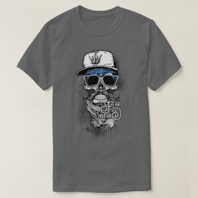 T-shirt Peur à la barbe 38 (Design devant)