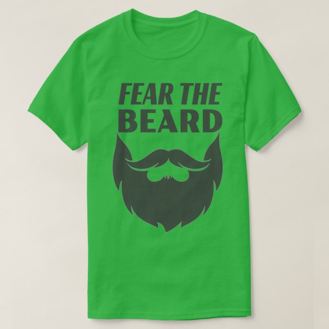 T-shirt Peur de la barbe 9 (Design devant)