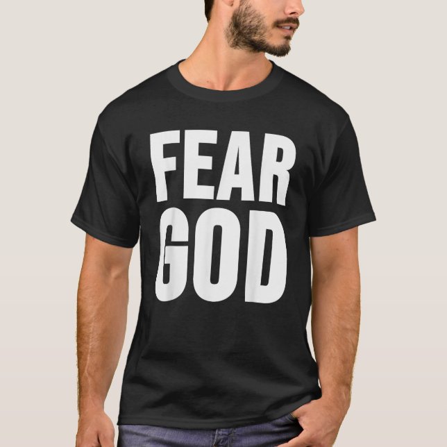T-shirt Peur Dieu (Devant)
