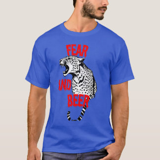 T-shirt Peur et bière - Fierce Leopard Party Tee