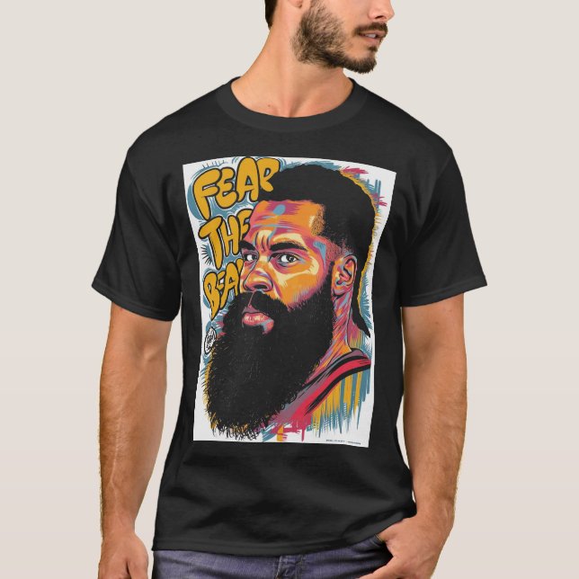 T-shirt Peur La Barbe Giants Basket Gangster Dieu Drôle (Devant)