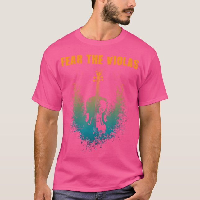 T-shirt Peur Les Violas - Viola Player Jazz Orchestr (Devant)
