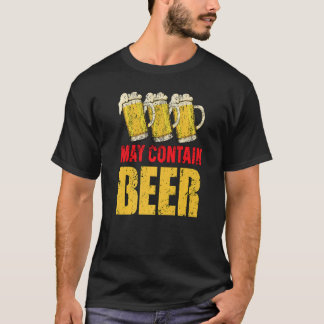 T-shirt Peut Contenir La Bière Brasserie Brasserie Brasser