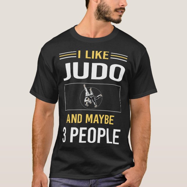 T-shirt Peut-Être 3 Personnes Judo (Devant)