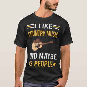 T-shirt Peut-Être 3 Personnes Musique Country