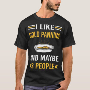 T-shirt Peut-Être 3 Personnes Panner En Or