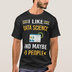 T-shirt Peut-être 3 personnes science des données