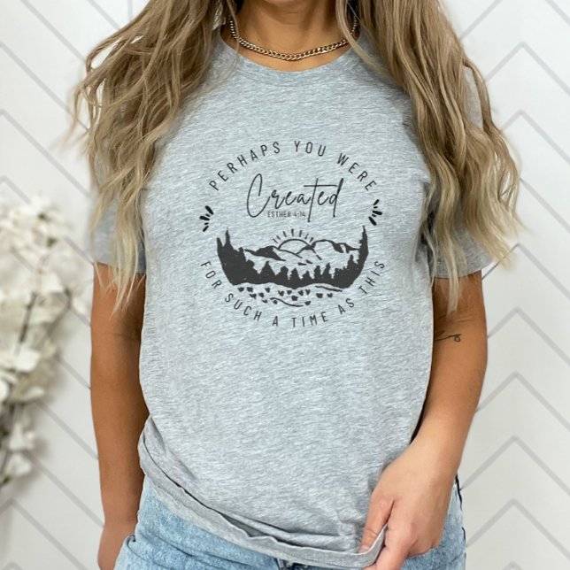 T-shirt Peut-Être Avez-Vous Été Créé Esther Christian (Créateur téléchargé)