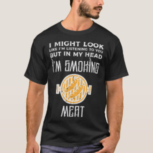 T-shirt Peut-Être Écouter Mais Griller Bbq Byrbecue Men