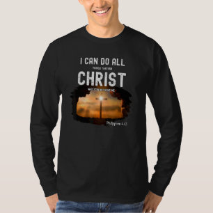 T-shirt Peut Faire Toutes Les Choses Par Le Christ Qui Ren