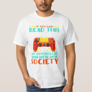 T-shirt Peut Lire Ce Jeu Vidéo Drôle