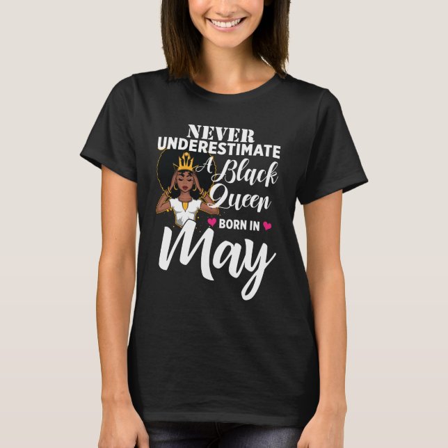 T-shirt Peut noircir la reine (Devant)