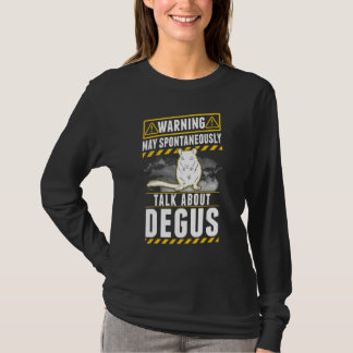 T-shirt Peut parler spontanément des Degus