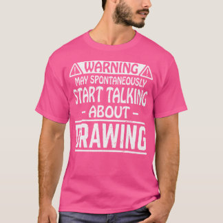 T-shirt Peut Parler Spontanément Du Dessin Du Stylet D'Esq
