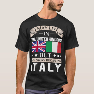 T-shirt Peut vivre dans l'histoire BRITANNIQUE a commencé