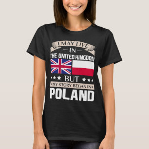 T-shirt Peut vivre dans l'histoire BRITANNIQUE a commencé