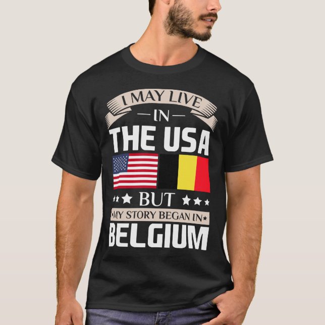 T-shirt Peut vivre dans l'histoire des Etats-Unis a (Devant)