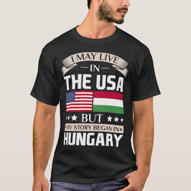 T-shirt Peut vivre dans l'histoire des Etats-Unis a (Devant)