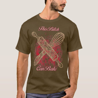T-shirt Peuvent Faire Cuire Fille Aime Baking Funny Novelt