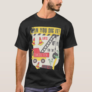 T-shirt Peux-Tu Creuser Camion De Construction Garçon Homm