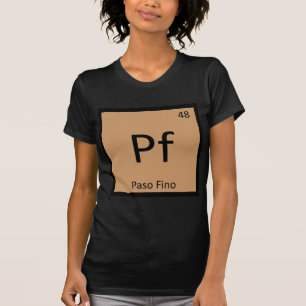 T-shirt PF - Pièce en t drôle de symbole d'élément de