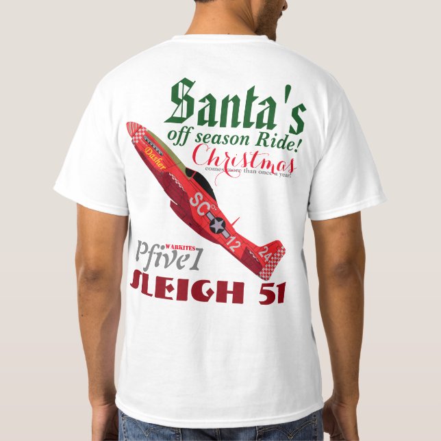 T-shirt Pfive1 "Sleigh 51" (Dos)