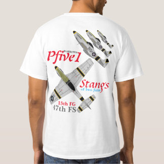 T-shirt Pfive1 Stangs de FS d'Iwo Jima quarante-septième