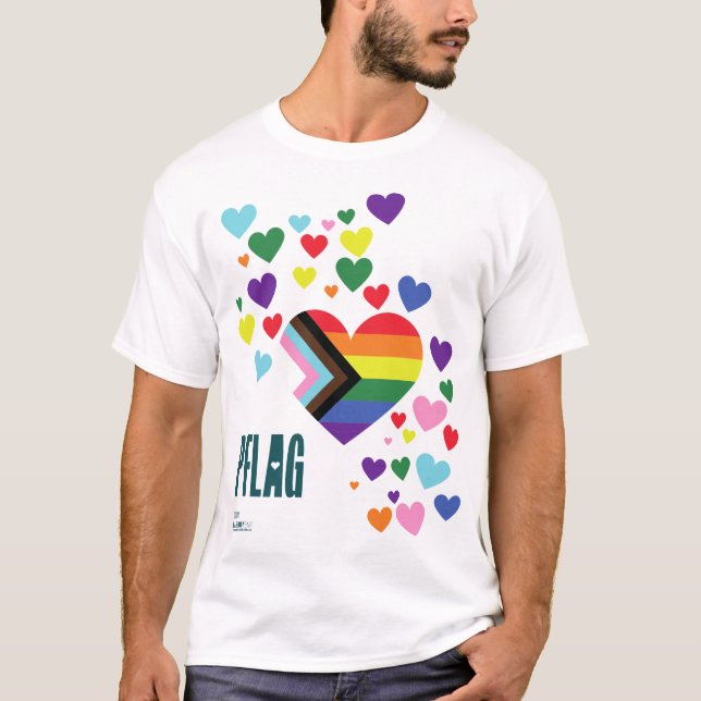 T-shirt PFLAG Pride chemise blanche arrière - plan (Devant)