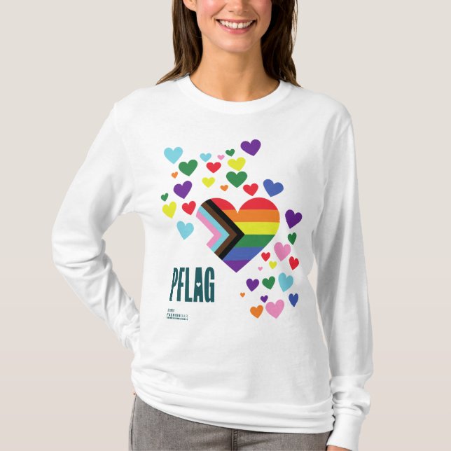 T-shirt PFLAG Pride chemise blanche arrière - plan (Devant)