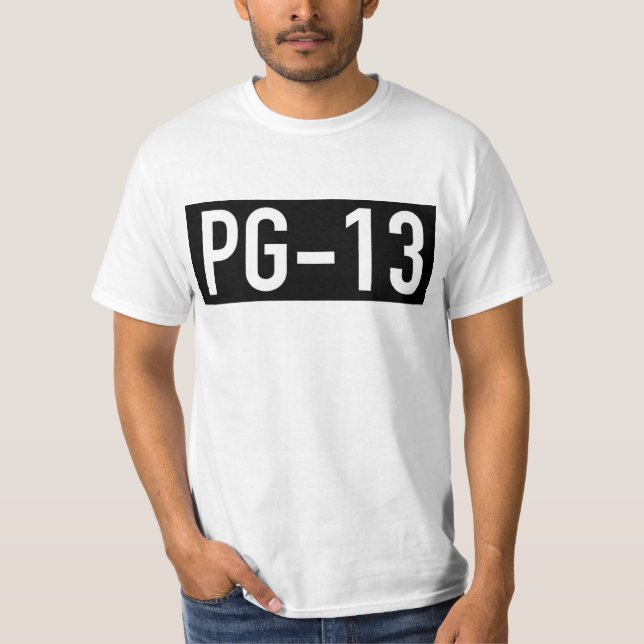 T-shirt PG-13 évalué (Devant)