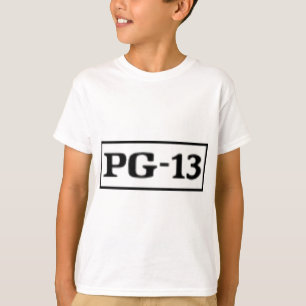 T-shirt PG-13 évalué, système de notation