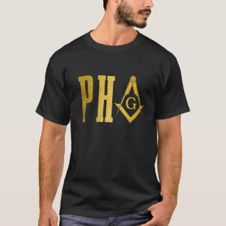 T-shirt Pha Prince Hall Mason Freemason Masonic Carré & C