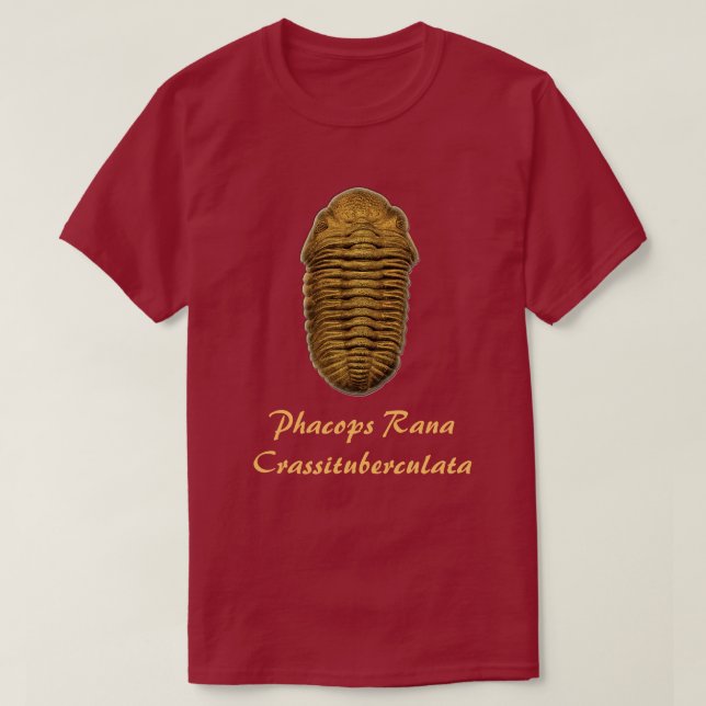 T-shirt Phacops Rana Crassituberculata (Design devant)