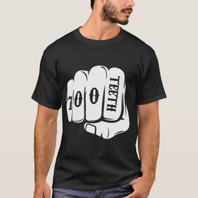 T-shirt Phalanges de brochet - 700 dents (Devant)