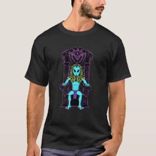 T-shirt Pharaon Alien Cool Et Créatif Égypte Ancienne Pyra