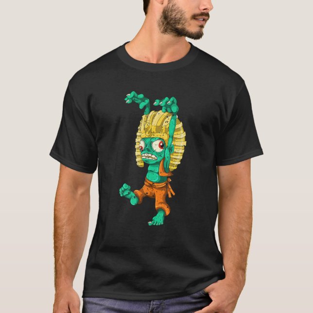 T-shirt Pharaon égyptien Zombie (Devant)