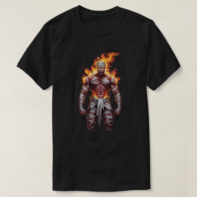 T-shirt Pharaon Spirit - Ap de style égyptien anti (Design devant)
