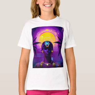 T-shirt Pharaon Synthwave