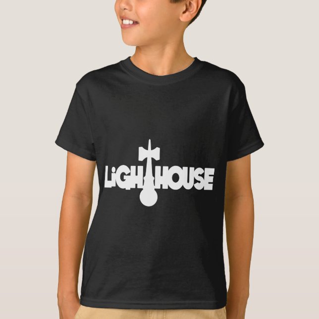 T-shirt Phare, blanc (Devant)